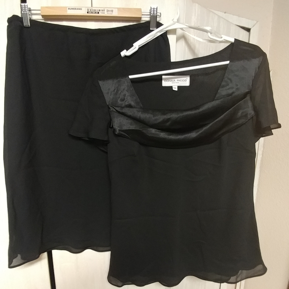 Donna Ricco of New York Top/Skirt